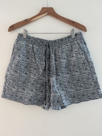 Maje shorts black white pattern size 2 new condition
