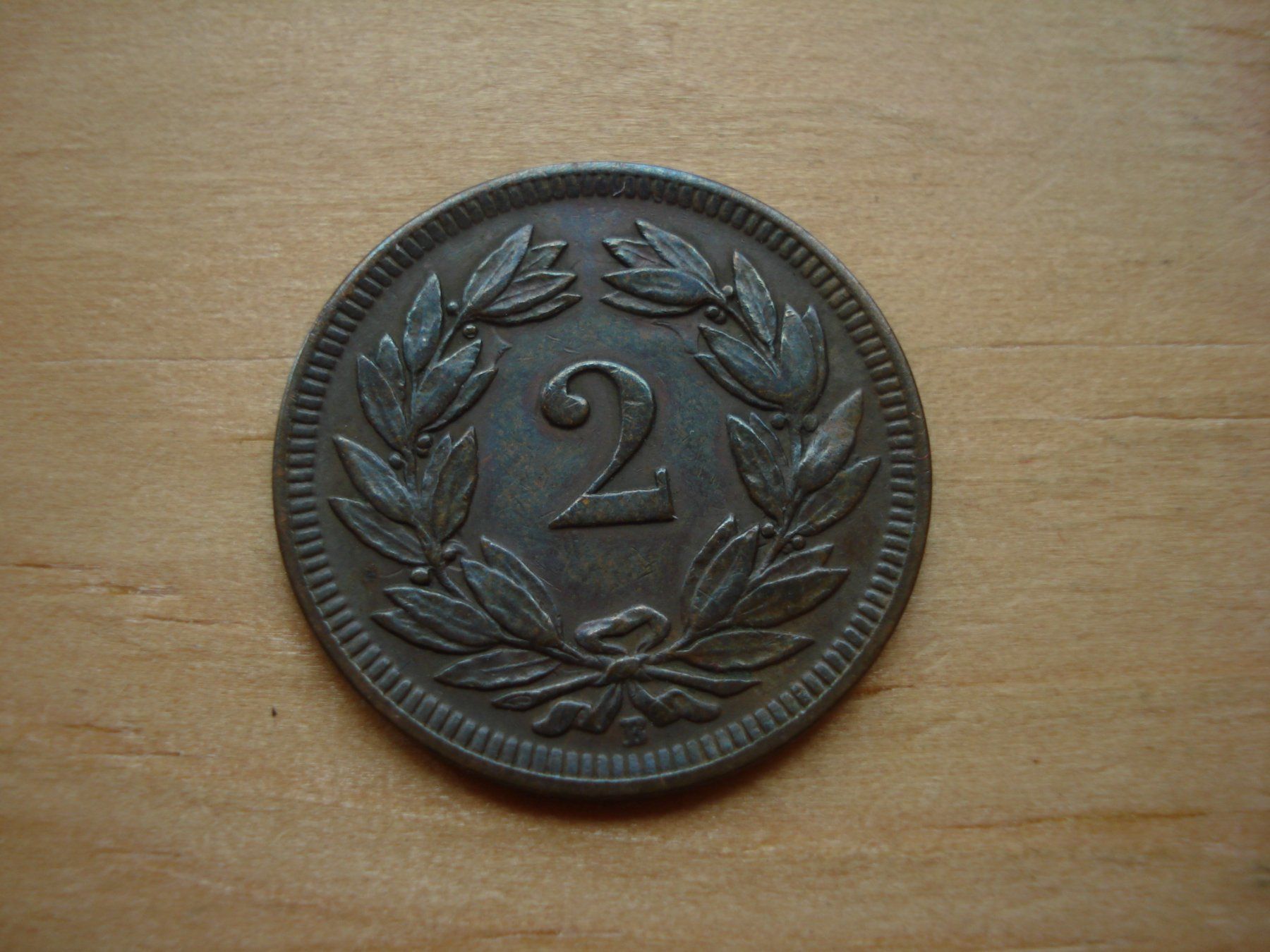 Alle Münzen: (Z2) 2 Rappen 1903 VZ – Gebraucht aus Erlach von Net-Coins 1