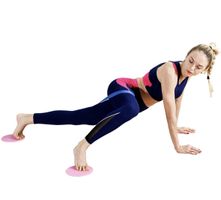 (2er Set) Fitness Gleitscheiben Core Slider Discs Ganzkörper