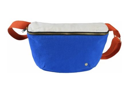 Beuteltasche «La cerise sur le gâteau», elektrisches Blau