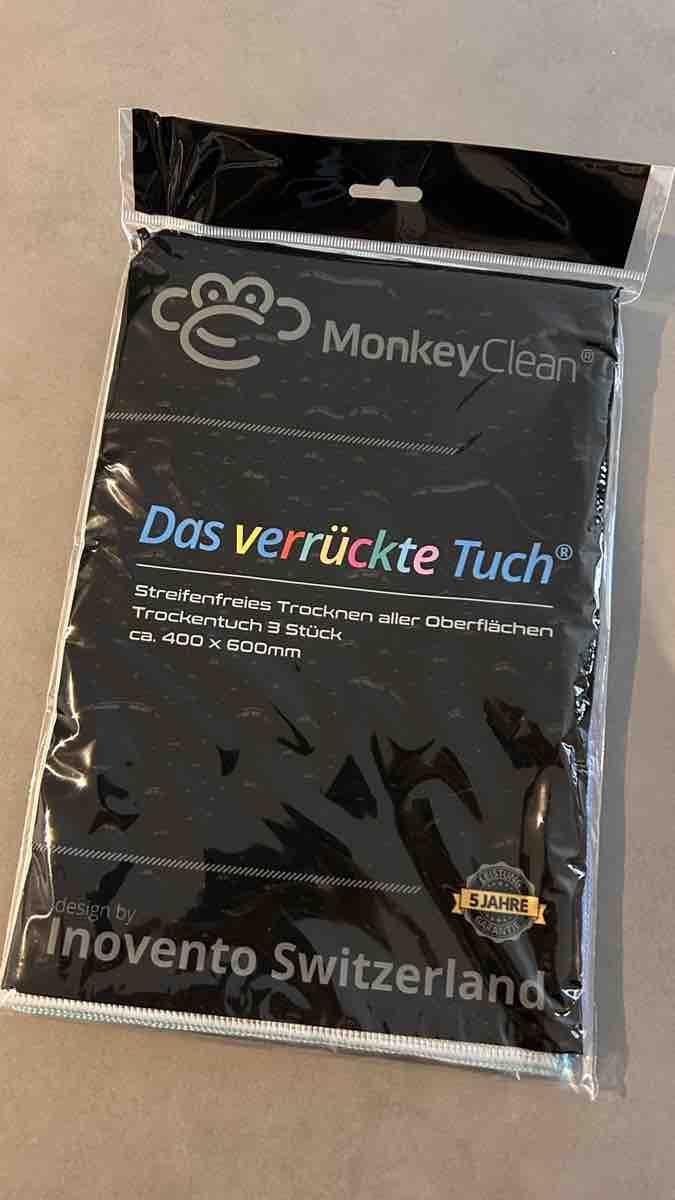 Linge de lit: Monkey Clean Optiktuch neu – Neuf avec emballage d'origine à Münsingen par Yalaa 1