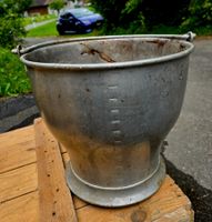 Alu Eimer mit Skala gebrauchter Zustand