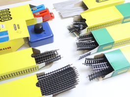 Minitrix ca. 40 x Schienen + Spezial Regler - Spur N Top