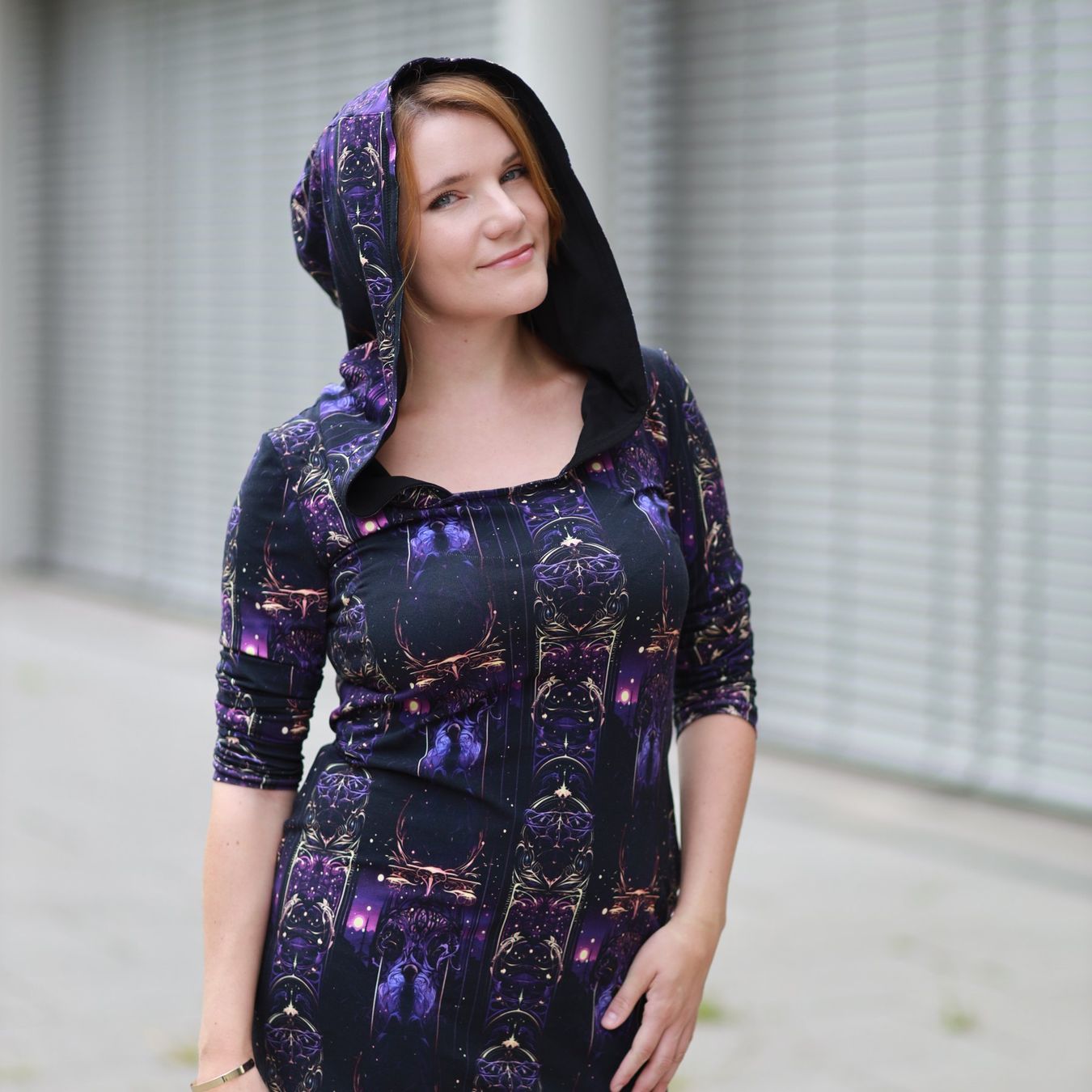Tessuti: Jersey "Soultaker" lila Stoff je m – Nuovo e nell'imballaggio originale da Wiesenberg venduto da mountain-merch 2