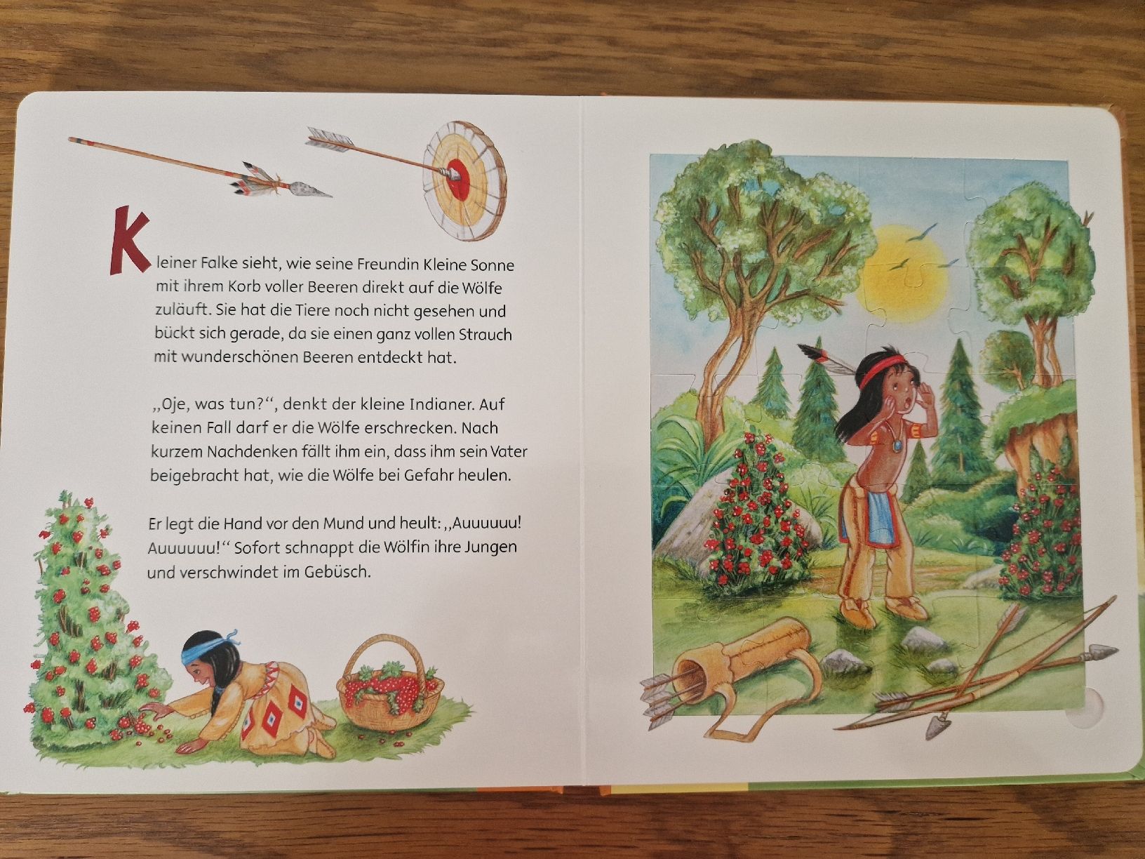 Bücher: Der kleine Indianer - Ein wildes Puzzlebuch – Neu und originalverpackt aus Villars-sur-Glâne von Agnie80 5