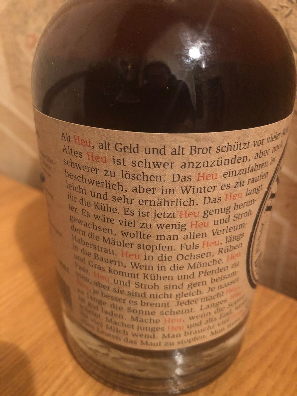 Bevande alcoliche: Heuschnaps KräuterlikörDas Original.50cl – Nuovo e nell'imballaggio originale da Wald ZH venduto da mlnt 2