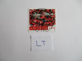 Voll Letzttagsstempel der Poststelle Lausanne 7 St-Paul