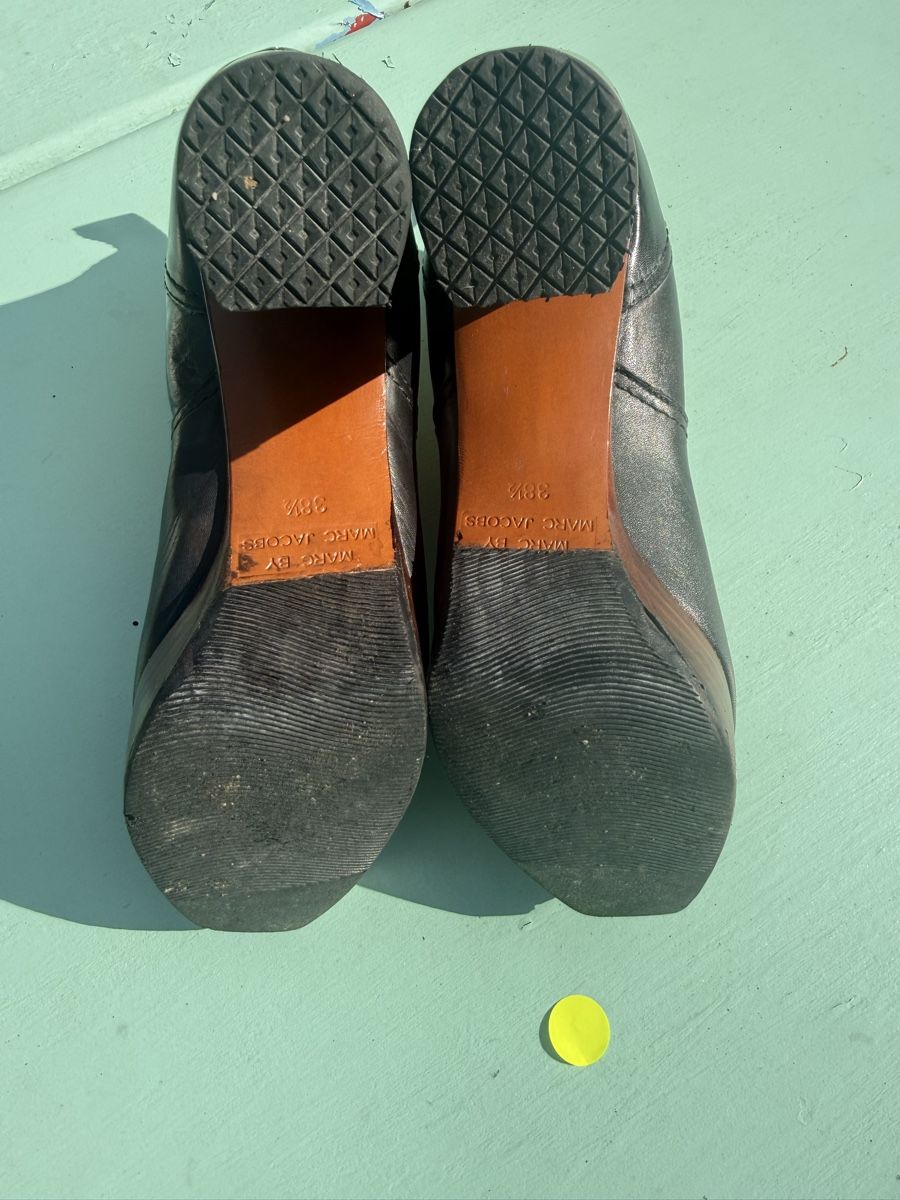 Marc Jacobs Scarpe da donna: Stiefeletten Marc by Marc Jacobs Leder schwarz Groesse 38.5 – Usato da Maur venduto da Marie.5 5