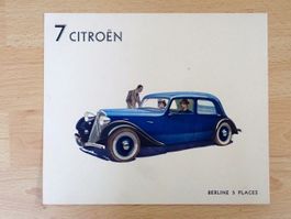 Citroen Traction 7CV Berline - Prospekt ca 1934 - D004