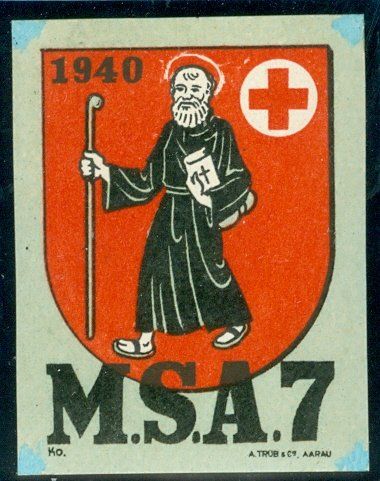Tutti i francobolli: M S A 7 – Usato da Zürich venduto da yago-rot