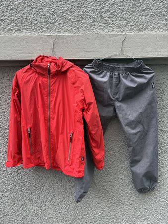 Regenjacke und Hose Rukka, Gr. 140/152