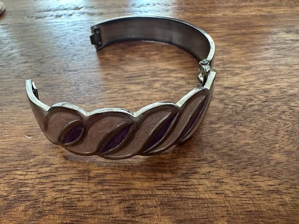 Bracciali & Braccialetti: Armreif Modeschmuck (versilbert/violett) – Usato da Rothenburg venduto da wer_g9fd 1