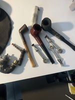 Lotto pipe da fumo con accessori