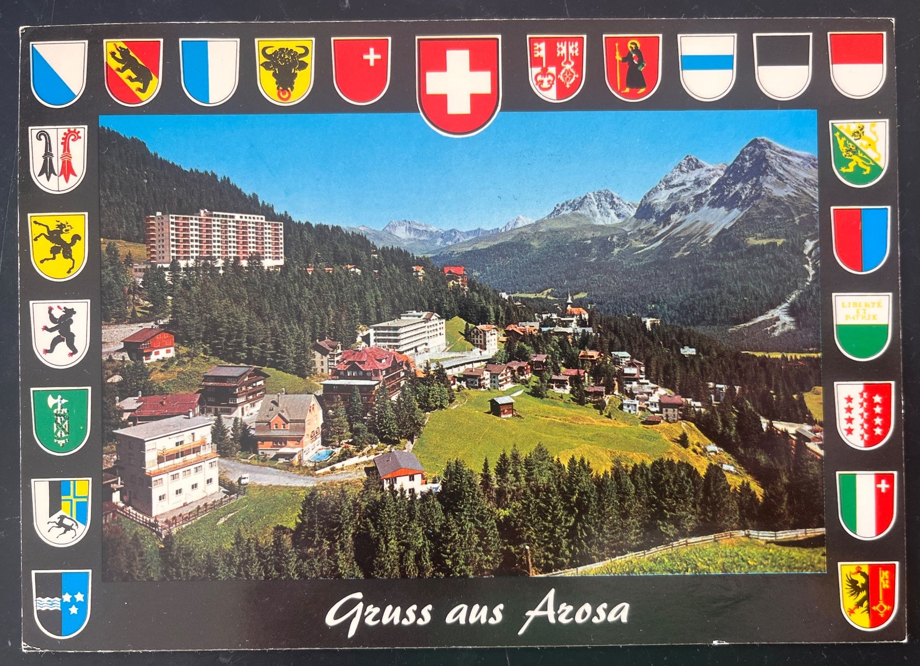 Cartoline postali: AK Gruss aus Arosa – Usato da Biberist venduto da Edelfloh