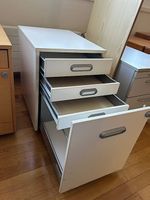 Caisson de bureau mobile | 3 tiroirs + 1 pour dossiers