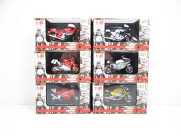 New Ray 1:32 Ducati Motorrad Modelle / 6 Stück