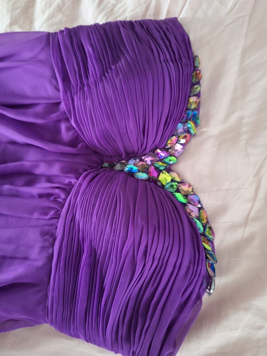 Vestiti: Ballkleid violett/lila mit Strasssteinen – Usato da Winterthur venduto da tin_c826 1