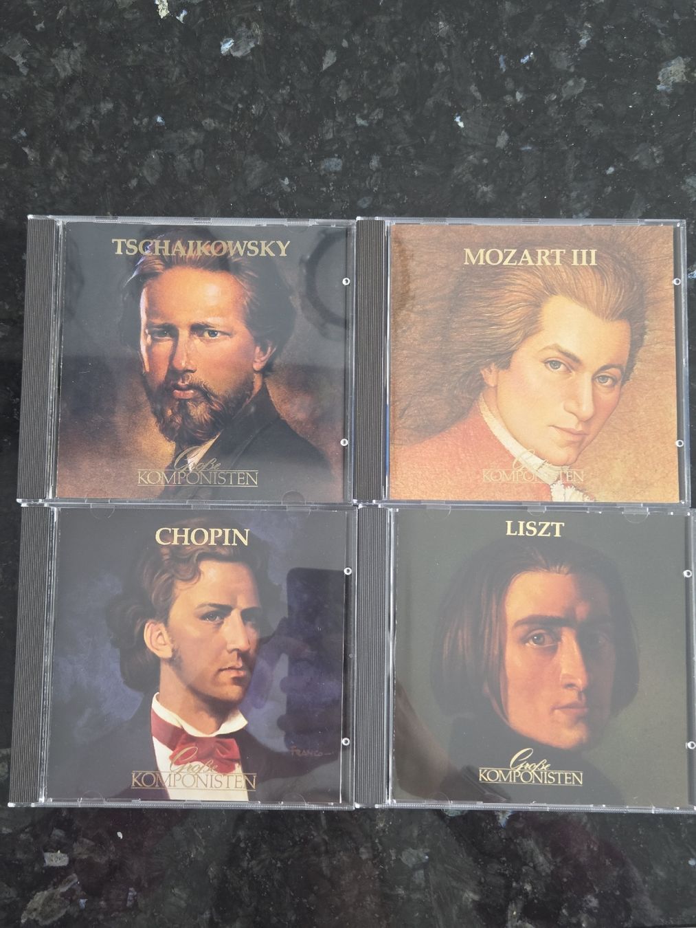 CD: Chopin / Mozart / Tschaikowsky / Liszt  – Usato da Müntschemier venduto da Fee_00