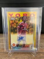 Leny Yoro Auto 43/50 Topps Chrome UCC 24/25