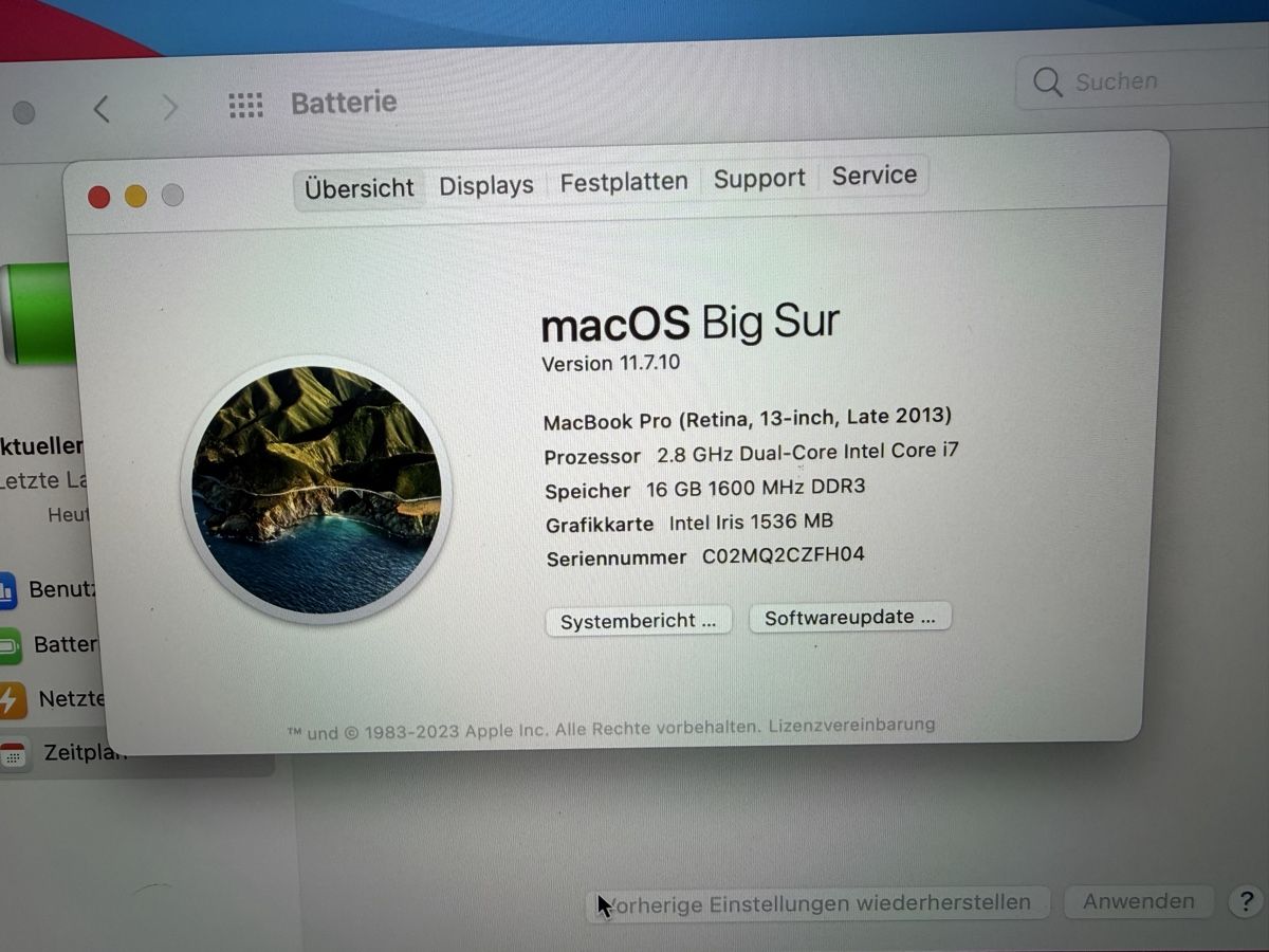 Apple Notebook: MacBook Pro 13" 2013 TOP Zustand – Usato da Egliswil venduto da HolgerHermann 5