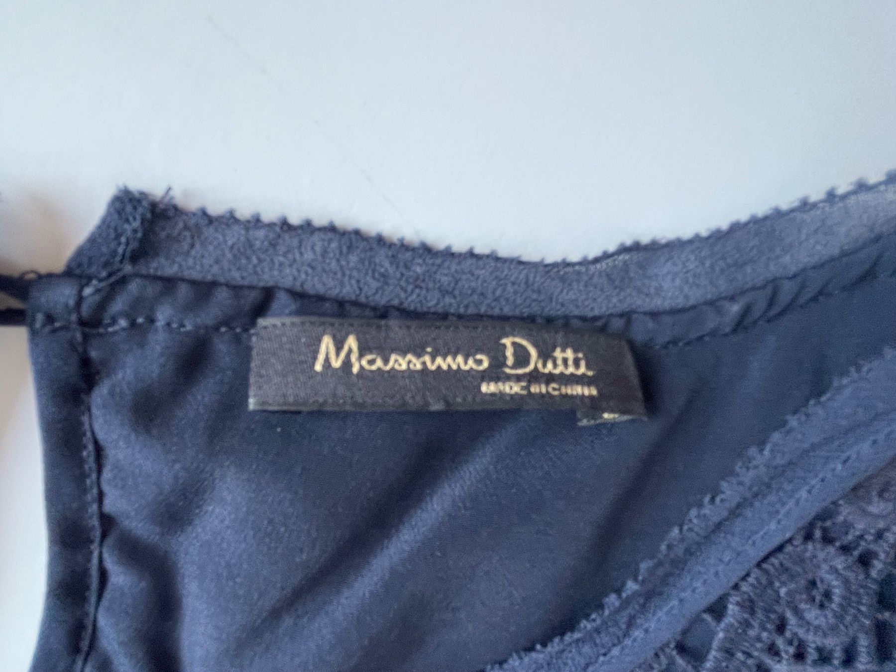 Massimo Dutti Vestiti: Spitzenkleid von Massimo Dutti blau Gr..40 – Usato da Gockhausen venduto da AnneT07 5
