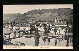 Stein am Rhein, Ortsansicht mit Brücke