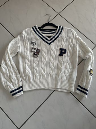 Strickpullover H&M Snoopy weiss Gr. 158-164