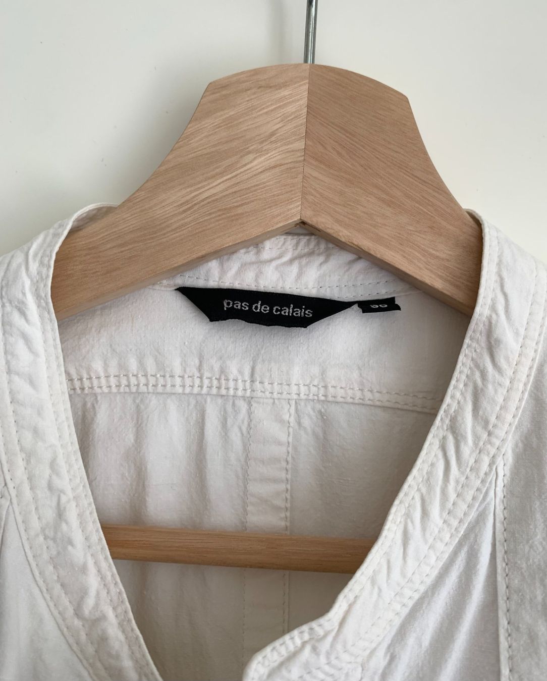 Vestes: Pas de Calais 'Asayo' white cotton and hemp jacket | 36 – D'occasion à Basel par gladghost 8