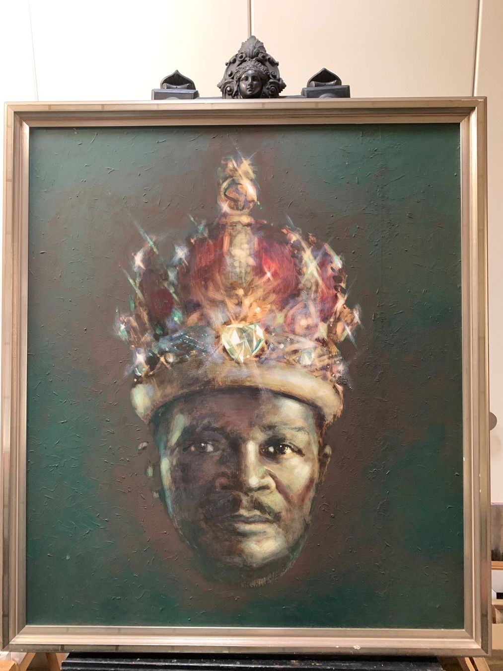 Gemälde: LINUS  Kaiser Bokassa der I. 1977 – Gebraucht aus Wolfhalden von SecondAntique 1