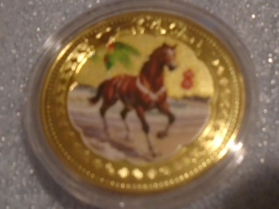 Tutti le monete: 1 Pferde Münze Goldfarben Material Eisen – Nuovo e nell'imballaggio originale da Winterthur venduto da Beli2000
