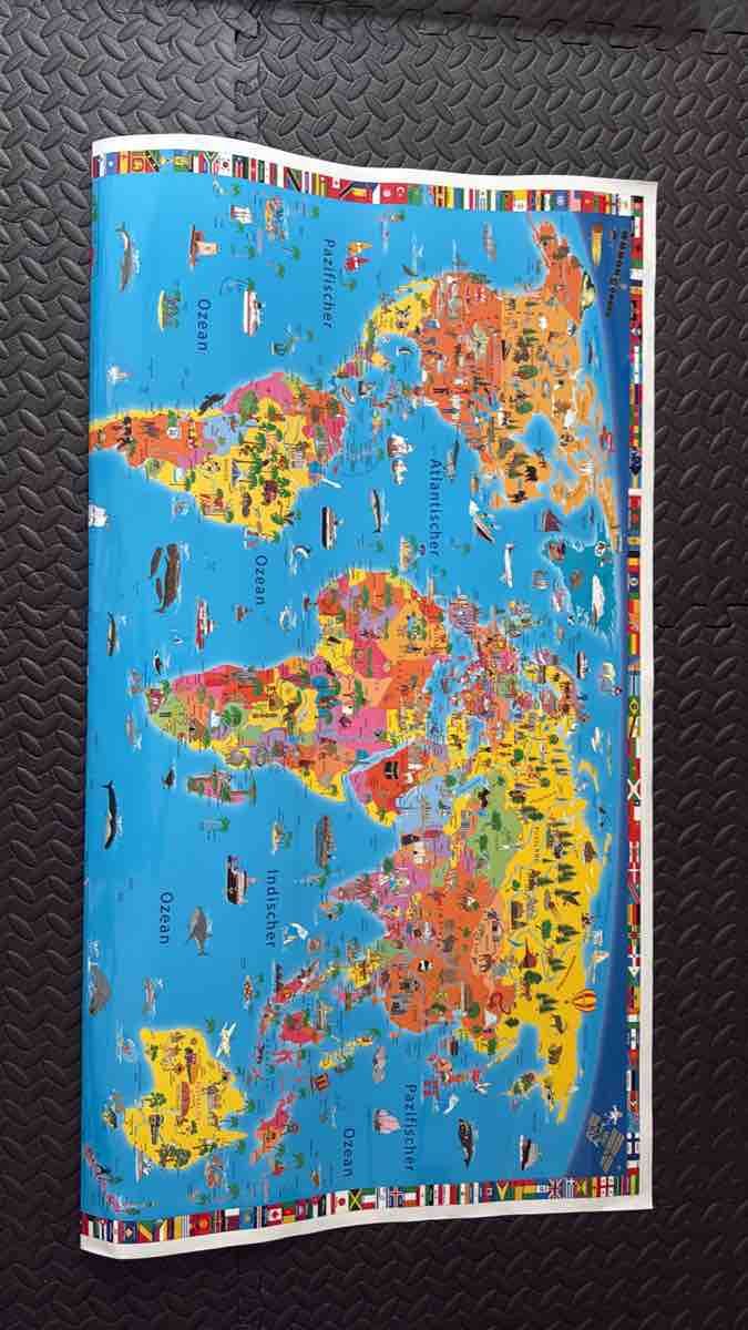 Cartine & Atlanti: World Map Puzzle with Country Flags illustrations – Nuovo (secondo la descrizione) da Riehen venduto da meg_59bg 1
