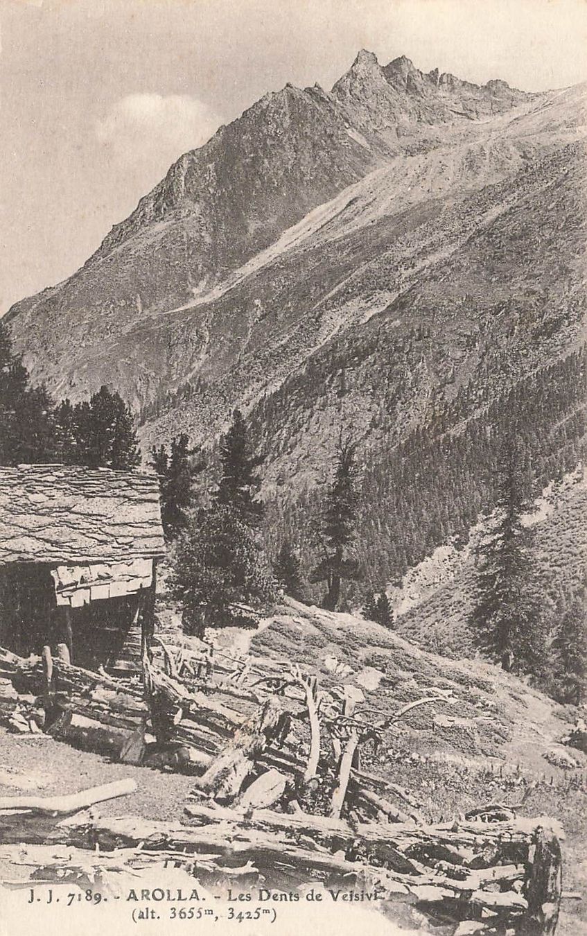 Cartoline postali: Arolla GR – Usato da Biasca venduto da Blenio71