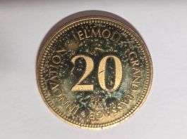 Rose klein Jelmoli 20 Fr Geschenk Taler
