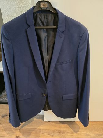 Sakko WE Skinny Fit Dunkelblau Grösse 52 sehr guter Zustand