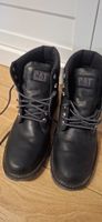 Caterpillar Boots schwarz Leder Grösse 44 