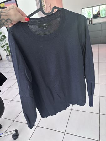 NEXT Pullover Gr S dunkelblau Frühling Herbst Top Zustand (5