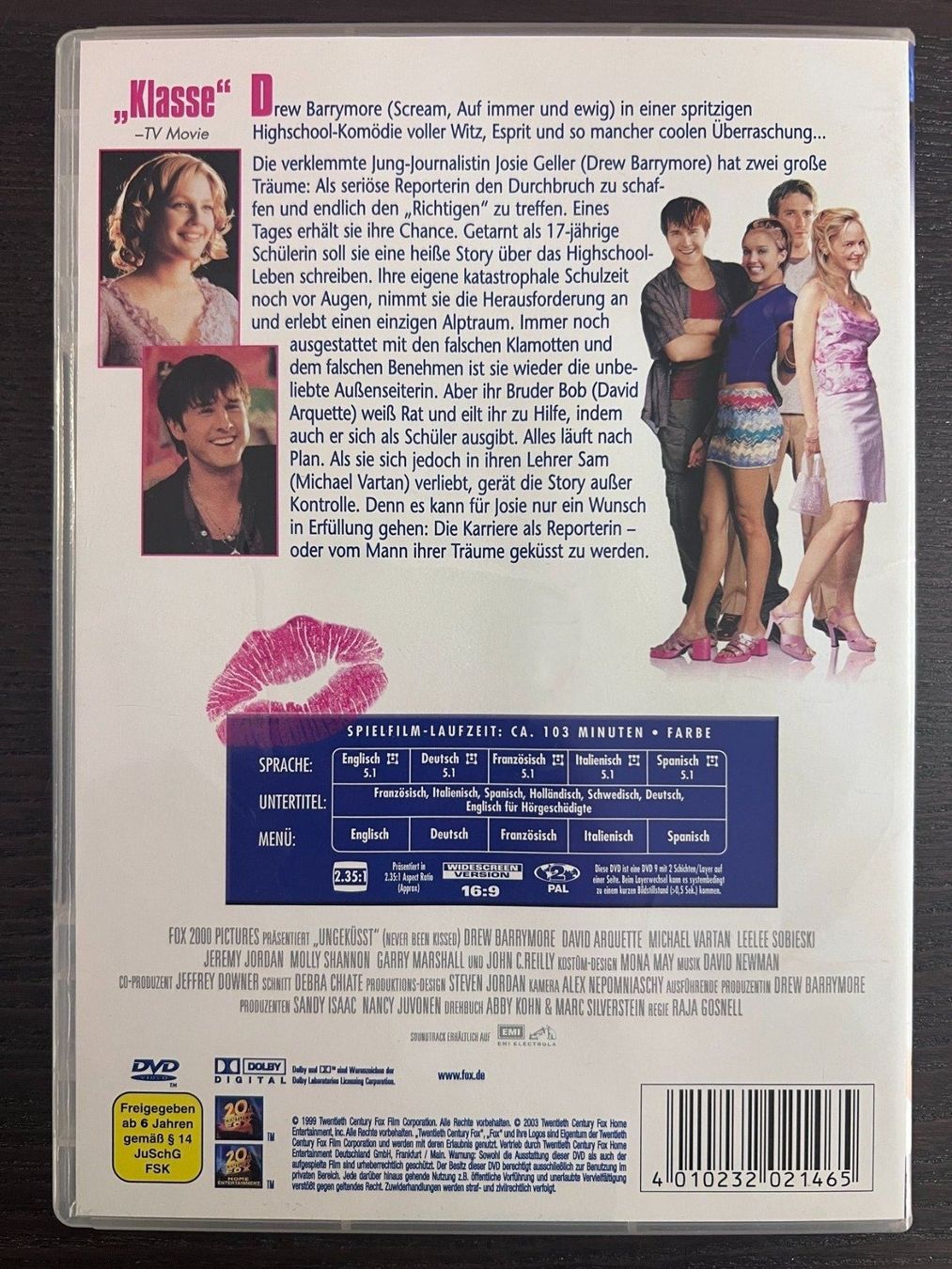 Tutti i DVDs: Ungeküsst – Usato da Zürich venduto da FilmFreunde 1