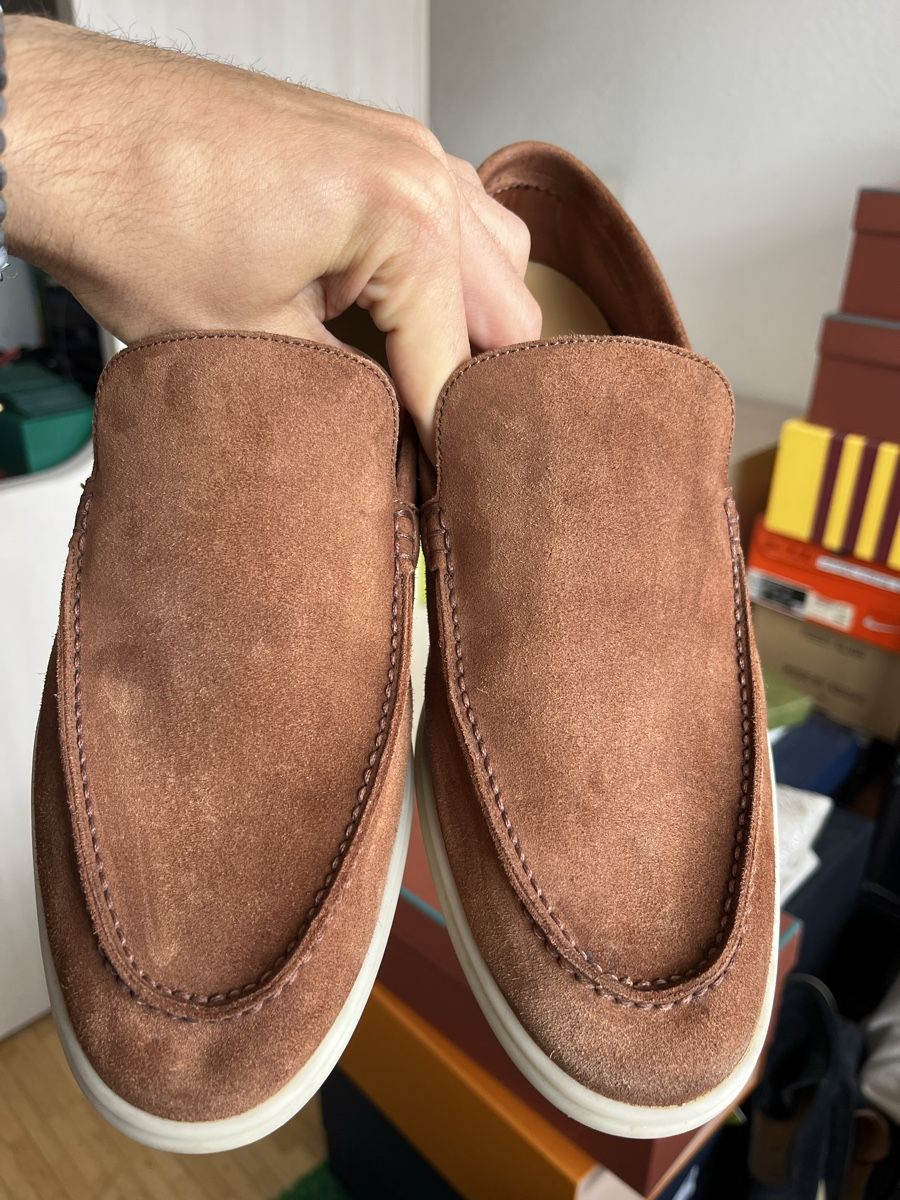 Loro Piana Scarpe da uomo: Loro Piana Summer Walk Brown – Usato da Genève venduto da 3M_JR 3