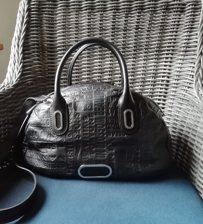 SONNENLEDER Banktasche 'WEILL' – Echtes Leder, Made In Germany, Schwarz