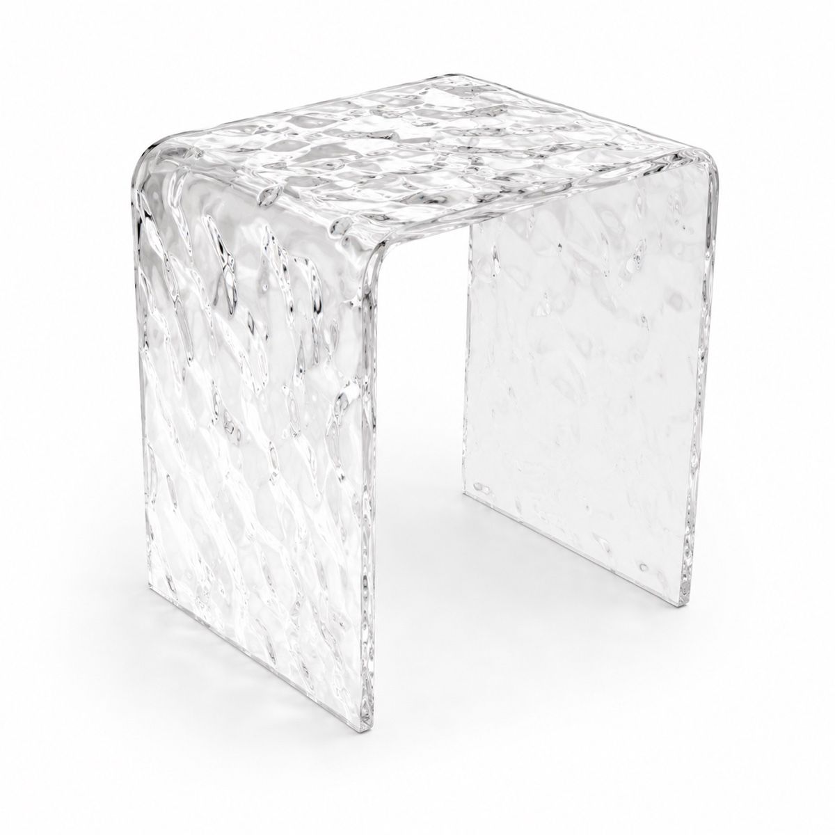 Sgabelli: Moderner Acryl Hocker transparent – Ripple Design – Nuovo (secondo la descrizione) da Aarberg venduto da LovelyThings_