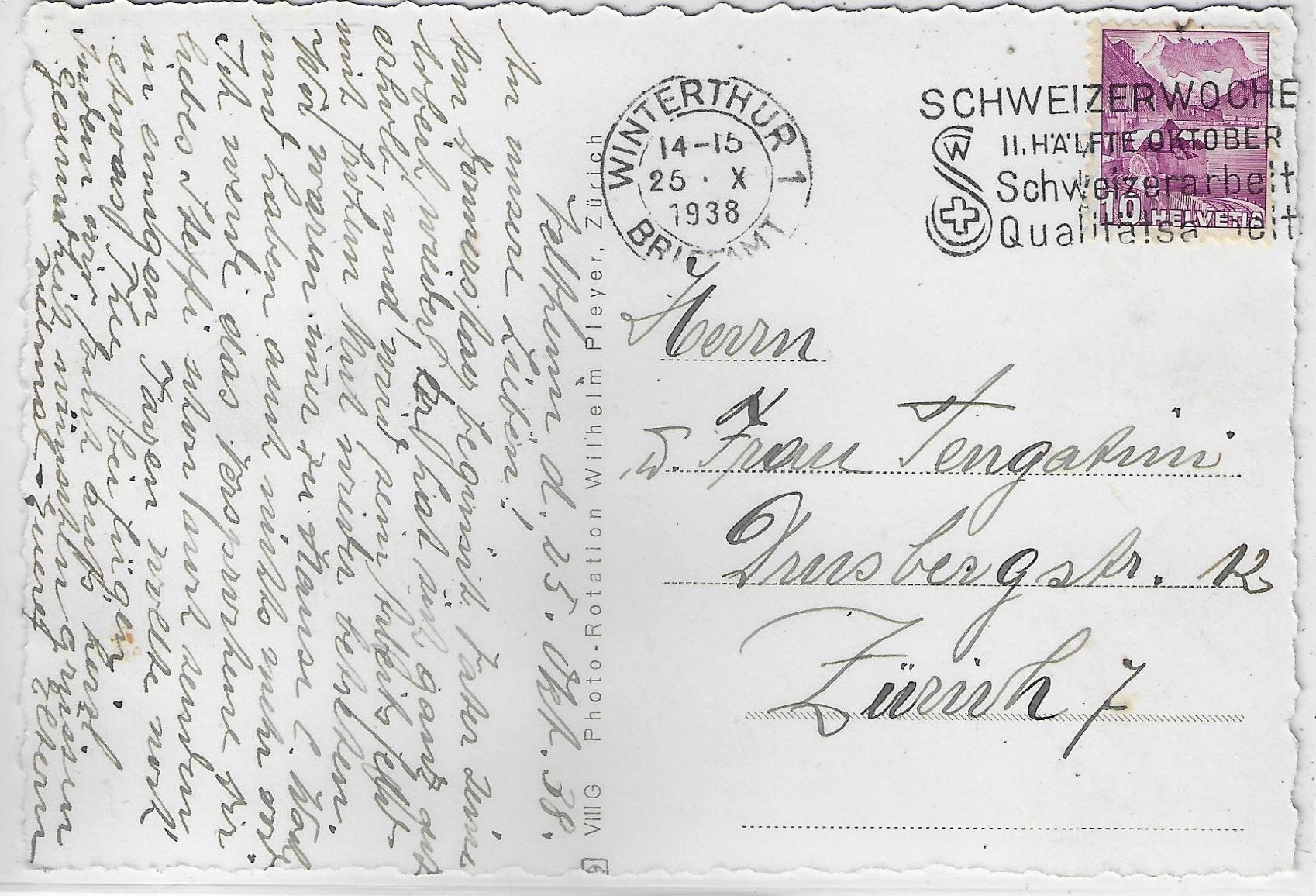 Cartoline postali: Winterthur - Stadthaus – Usato da Ettingen venduto da Kartenplanet 1