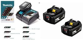 2x 18V/12.0Ah 216Wh Ersatz Akku + Makita Single Port DC18RC