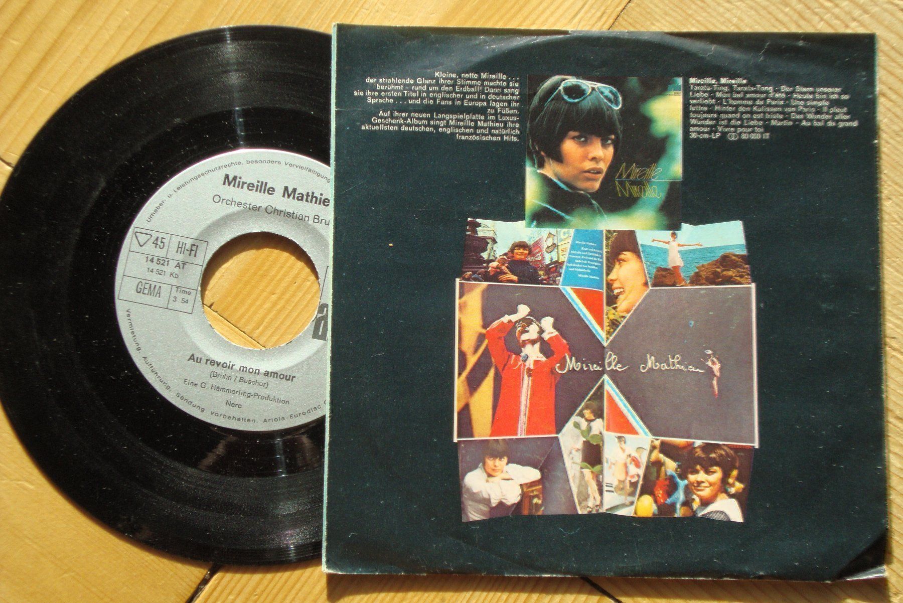 Dischi in vinile: MIREILLE MATHIEU-An einem Sonntag in Avi – Usato da Bern venduto da Uli_10_11 1