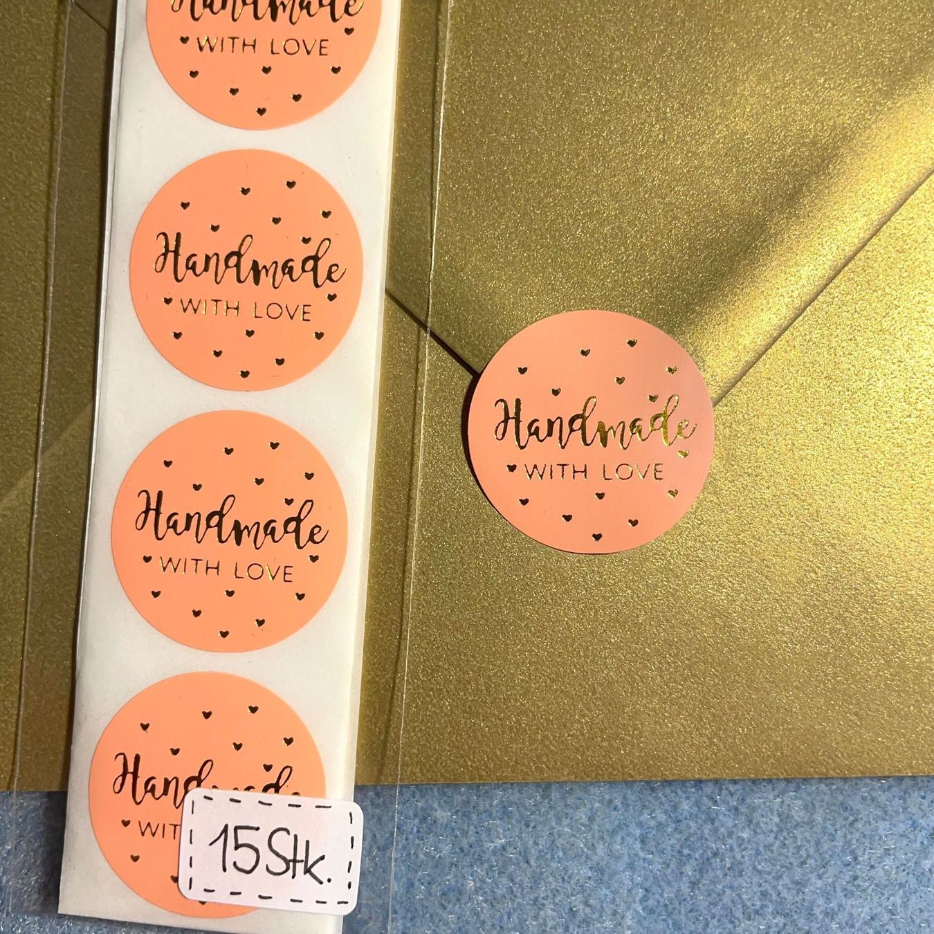 Sticker: NEU: "Handmade with love" Aufkleber – Usato da Bellach venduto da Dreamer2501