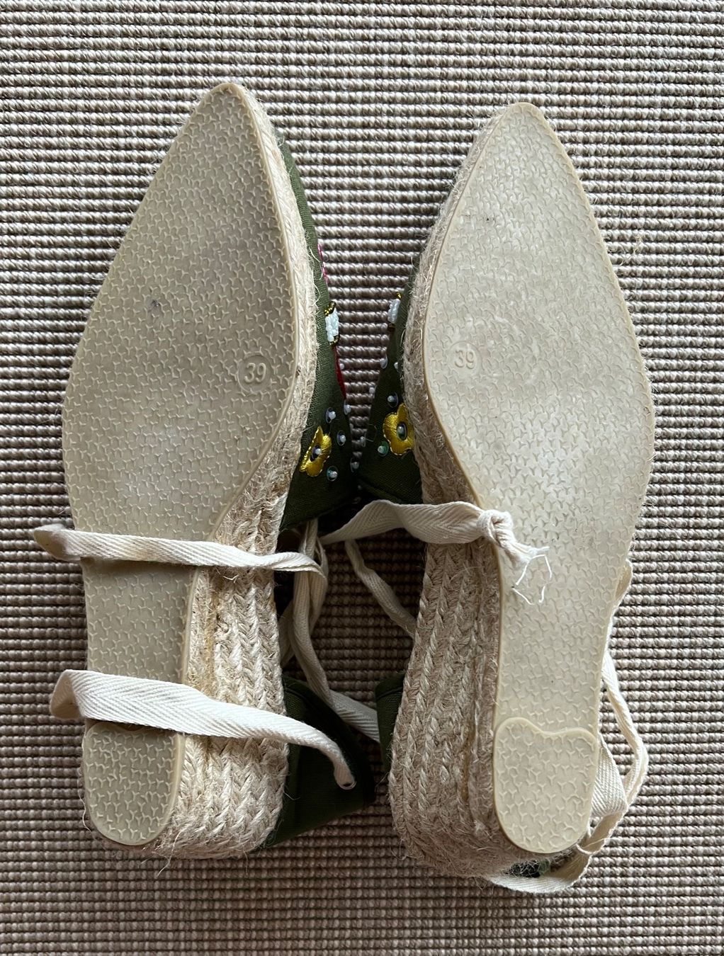 Scarpe da donna: Originelle Espadrillen (Sandalen) mit Absatz Gr. 39 – Usato da Endingen venduto da chocosweet 5