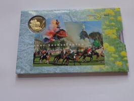 Münzsatz 2001 Zürcher Sechseläuten Stempelglanz