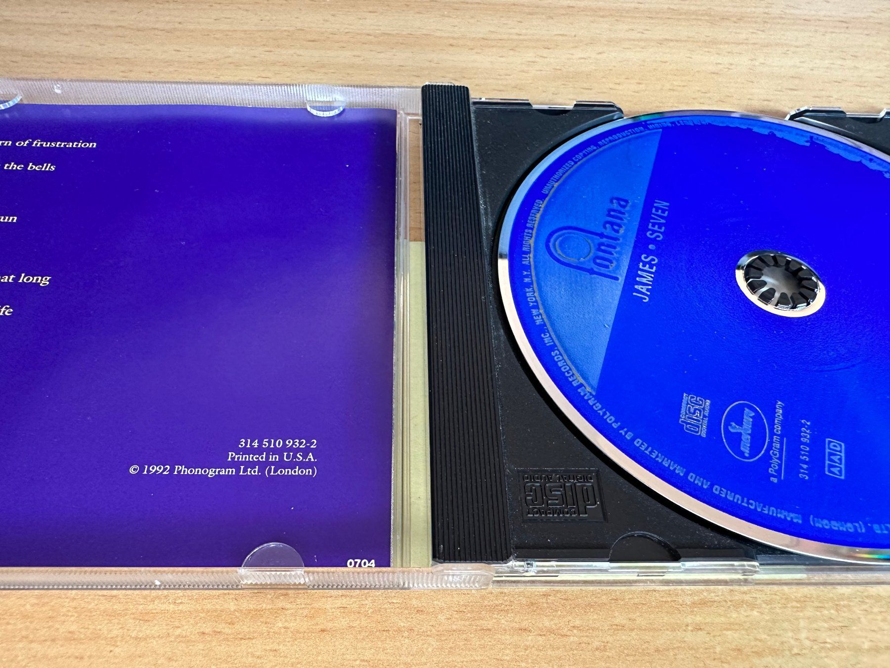 CD: James – Seven – Usato da Rikon im Tösstal venduto da Alpenmutz 2