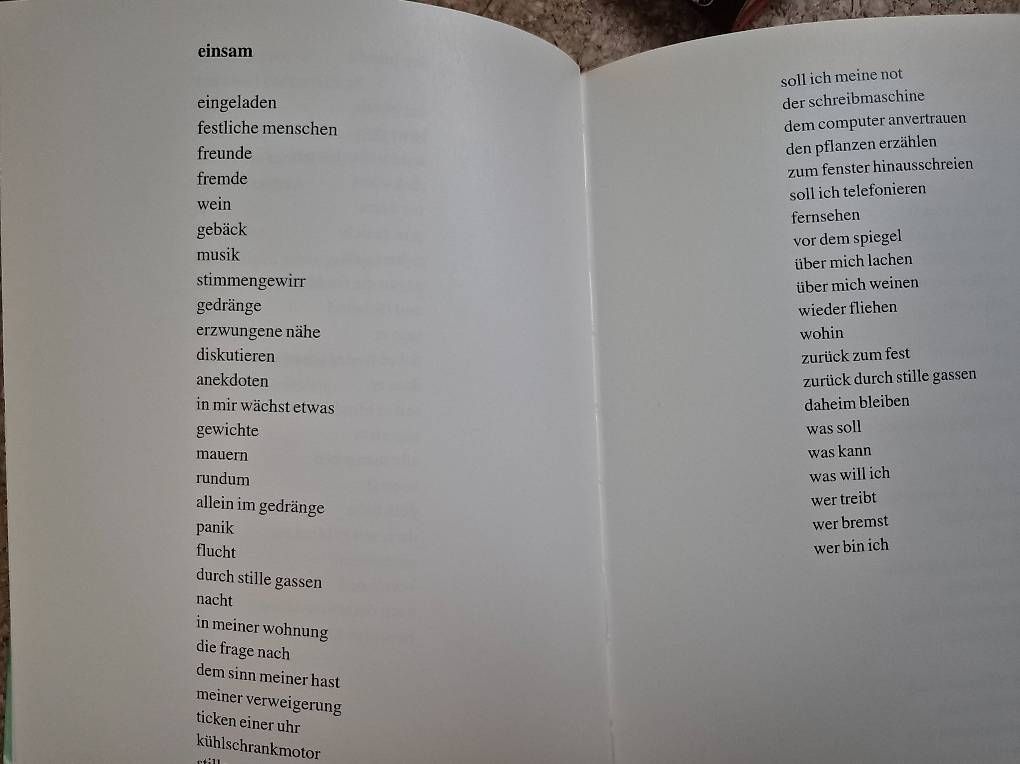 Libri: Gedichtband ladenneu – Usato da Kriens venduto da honig01 2