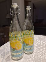 Lot de 2 bouteilles de limonade vintage