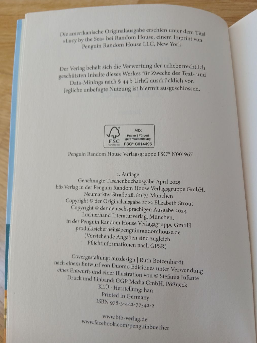 Libri: Am Meer - Elizabeth Strout – Usato da Bazenheid venduto da vogeljr 2